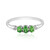 Bague en argent et Grenat Tsavorite