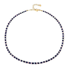 Collana in argento con Zaffiro Blu (Riya)