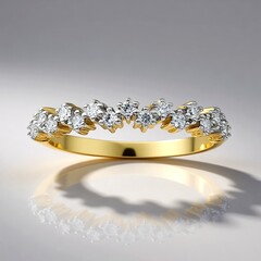 Anello in oro con Diamante SI1 (G) (Annette)