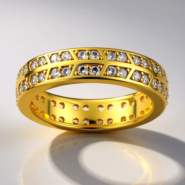 Bague en argent et Zircon