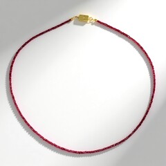Collana in argento con Rubino (Adela Silber)