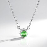 Collana in argento con Tsavorite della Tanzania (de Melo)