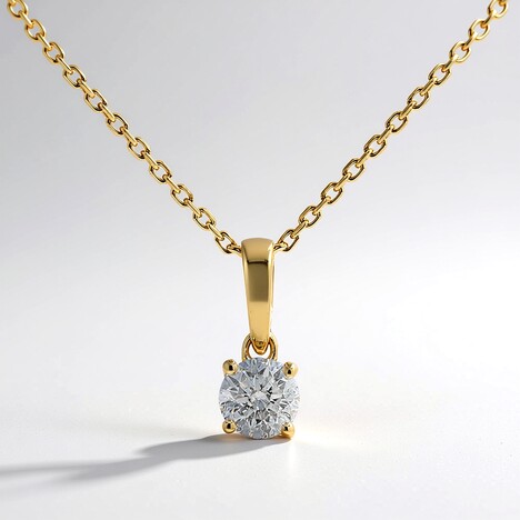 Collana in oro con Diamante SI1 (H) (CIRARI)