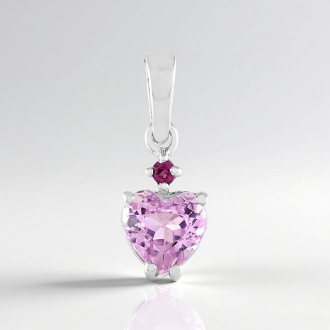 Ciondolo in argento con Kunzite