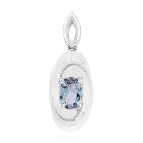 Ciondolo in argento con Tanzanite (non riscaldata) (Pallanova)