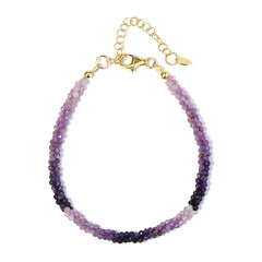Brazalete en plata con Fluorita
