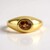Anello in argento con Zircone Canarino (Adela Silber)