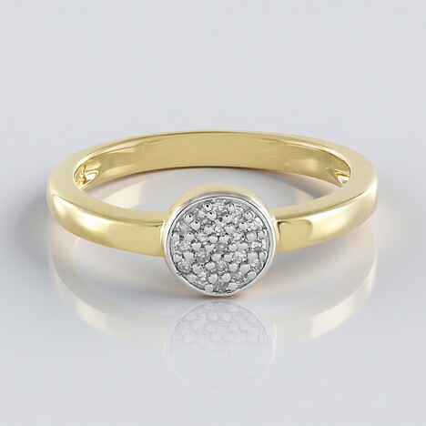 Anello in argento con Diamante I2 (I)