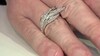 Zilveren ring met zirkonen (de Melo Essence)