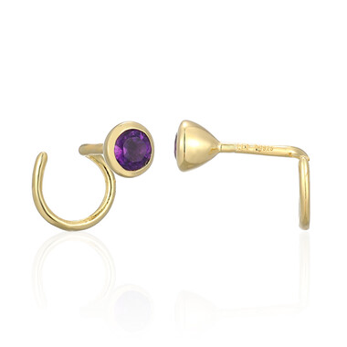 Amethyst-Silberohrringe