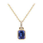 Collana in oro con Tanzanite AAA (CIRARI)