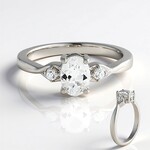 Anello in argento con Danburite
