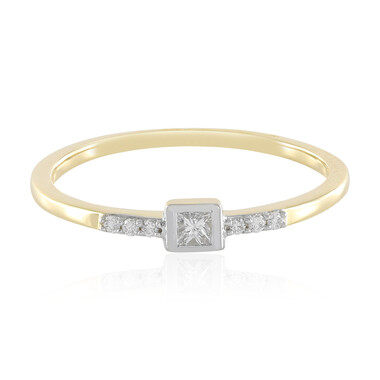 9K SI1 (H) Diamond Gold Ring