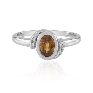 Mandarin-Zirkon-Silberring