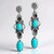 Orecchini in argento con Turchese Sleeping Beauty (Desert Chic)