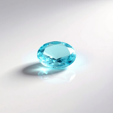 Blauer Apatit 0,713 ct