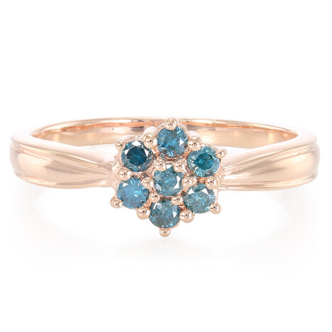 Fancy Diamond Silver Ring