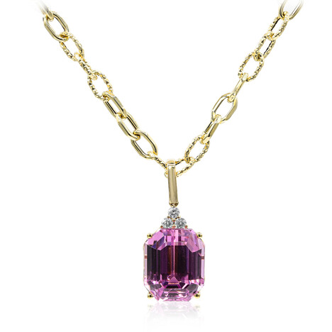 Collana in oro con Kunzite Patroke (CIRARI)