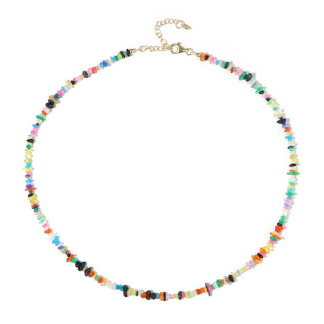 Collier en argent et Opale d’Éthiopie