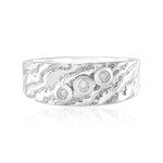 Anillo en plata con Diamante I2 (H) (de Melo Essence)