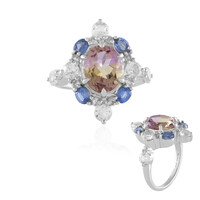 Zilveren ring met een ametrien