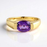 Anello in argento con Ametista del Marocco