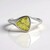 Anello in argento con Quarzo Limone