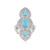 Zilveren ring met een Sleeping Beauty Turkoois (Dallas Prince Designs)