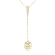Zirkon-Goldcollier (Ornaments by de Melo)