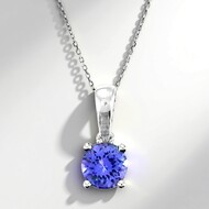 Collier en or et Tanzanite AAA