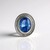 Ciondolo in argento con Fluorite Cangiante (MONOSONO COLLECTION)