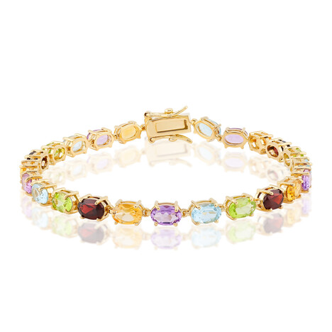 Bracelet en argent et Topaze bleu ciel