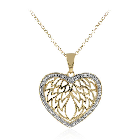 I3 (I) Diamant-Silberhalskette