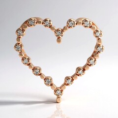 Ciondolo in argento con Diamante Argyle Rose de France I1