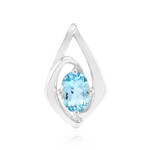 Ciondolo in argento con Acquamarina del Mozambico (Pallanova)