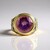 Anello in argento con Ametista Rose de France (Adela Silber)