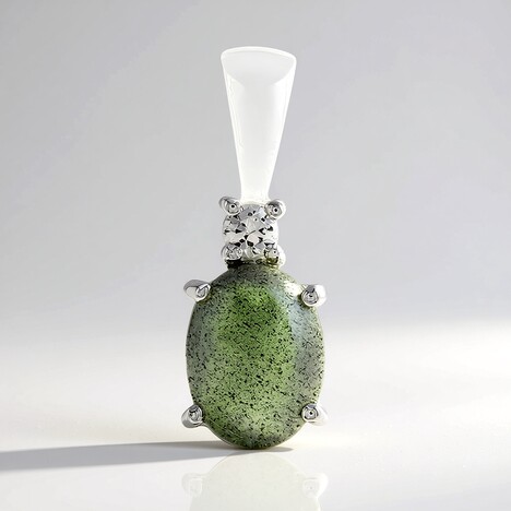 Ciondolo in argento con Labradorite