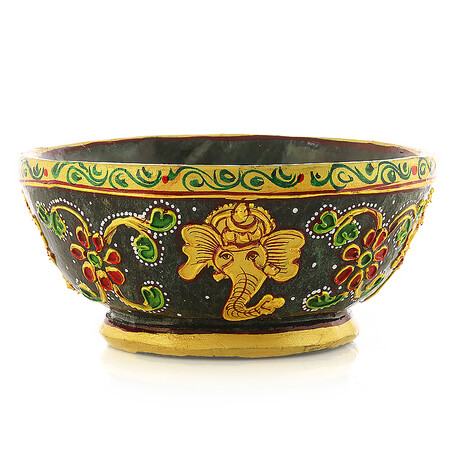 Accessoire met een groene jade