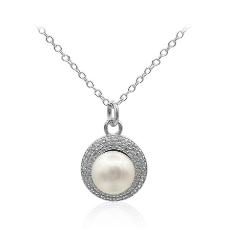 Collier en argent et Perle de culture d'eau douce