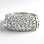 Anello in argento con Topazio Bianco