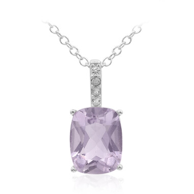 Collier en argent et Améthyste de Bolivie