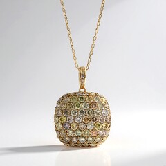Collana in oro con Diamante Fancy SI2 (CIRARI)