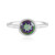 Bague en argent et Topaze Mystique