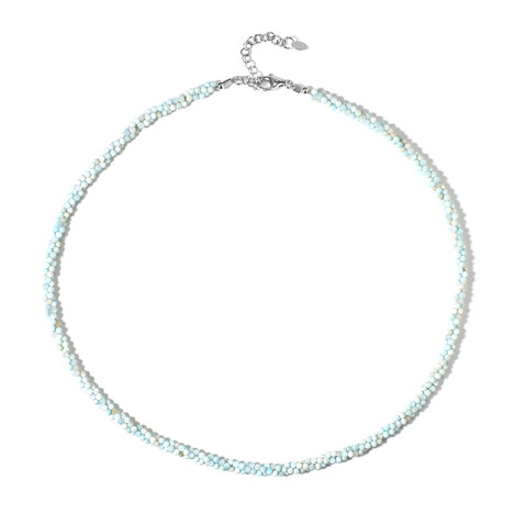 Collar en plata con Hemimorfita