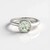 Anello in argento con Ametista Verde
