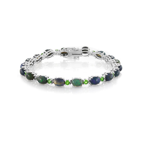 Bracelet en argent et Opale Mezezo