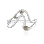 Anello in argento con Diamante Champagne I3 (de Melo Essence)
