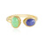 Zilveren ring met een chrysopraas (KM by Juwelo)