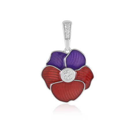 Colgante en plata con Zircón (Adela Silber)