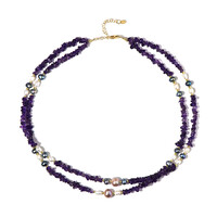 Collana in argento con Perla d'Acqua Dolce Pesca (Riya)